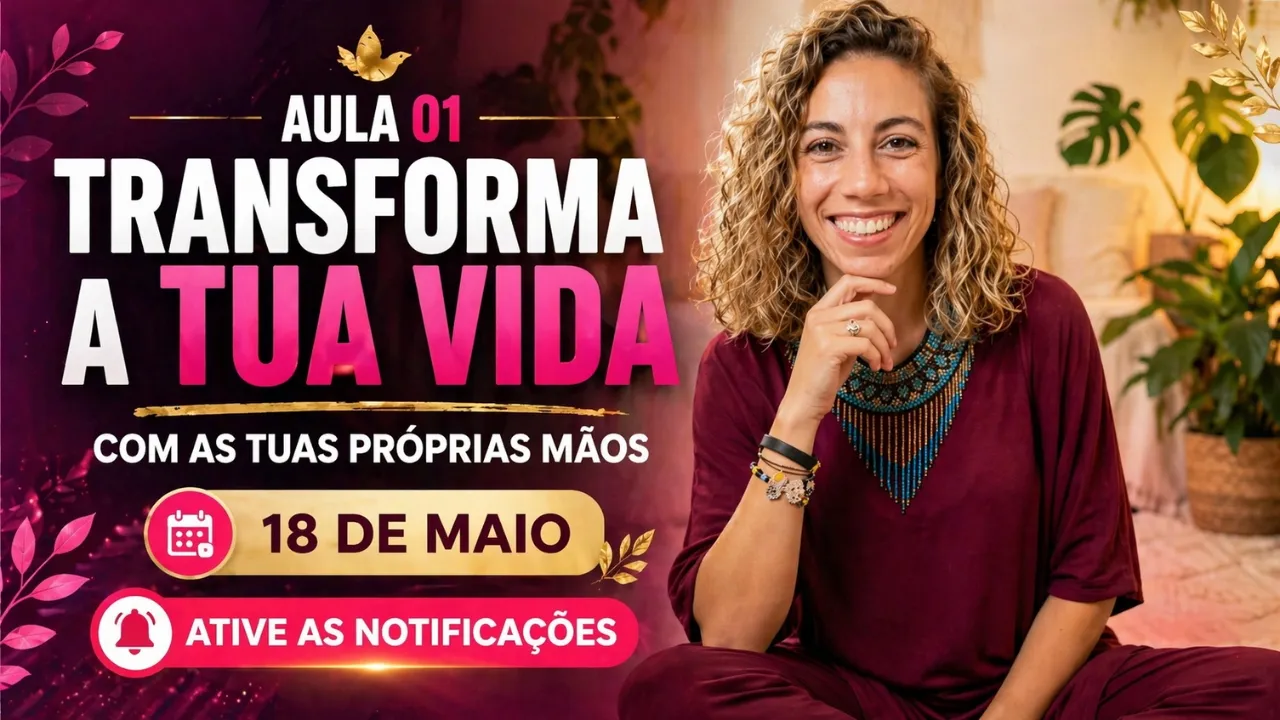 Aula 1 — Transforma a Tua Vida com as Tuas Próprias Mãos
